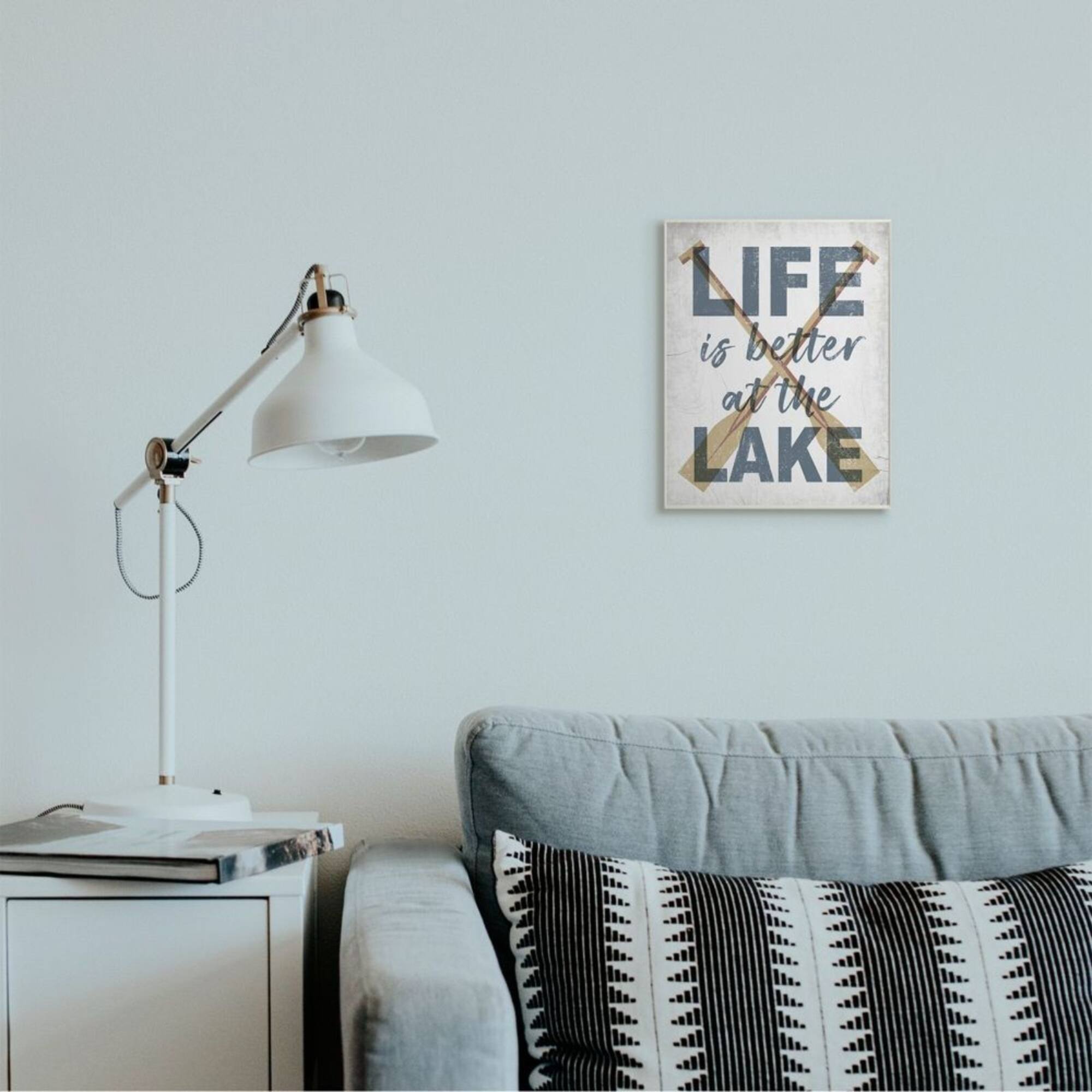 Stupell Industries Life is Better at the Lake Wall Sign